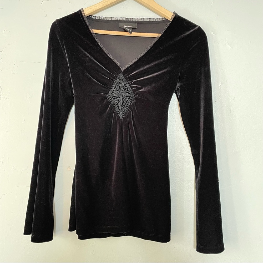 Goth Witch Velvet Shirt